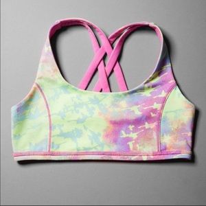 Ivivva Vitality Bra- Flamingo Sky
